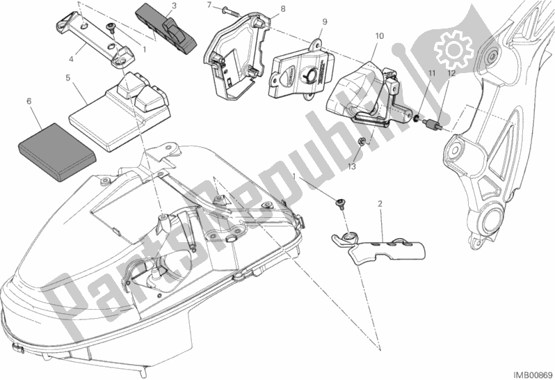 Todas las partes para Unidad De Control Del Motor de Ducati Diavel Carbon USA 1200 2013